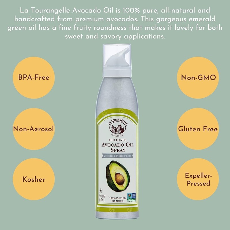 Avocado Oil Spray, All-Natural Handcrafted from Avocados, Great for Cooking,... gallery