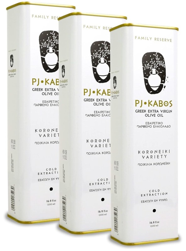 High Phenolic Greek EVOO Tins: 3x16.9oz, 2025/26 Harvest, Koroneiki, Kosher gallery