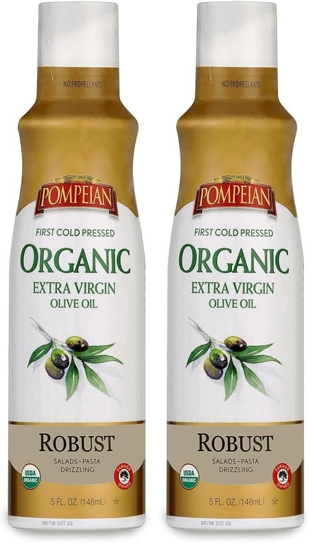 Robust USDA Certified Organic Extra Virgin Olive Oil Spray, 10 Fl Oz Total Pack gallery