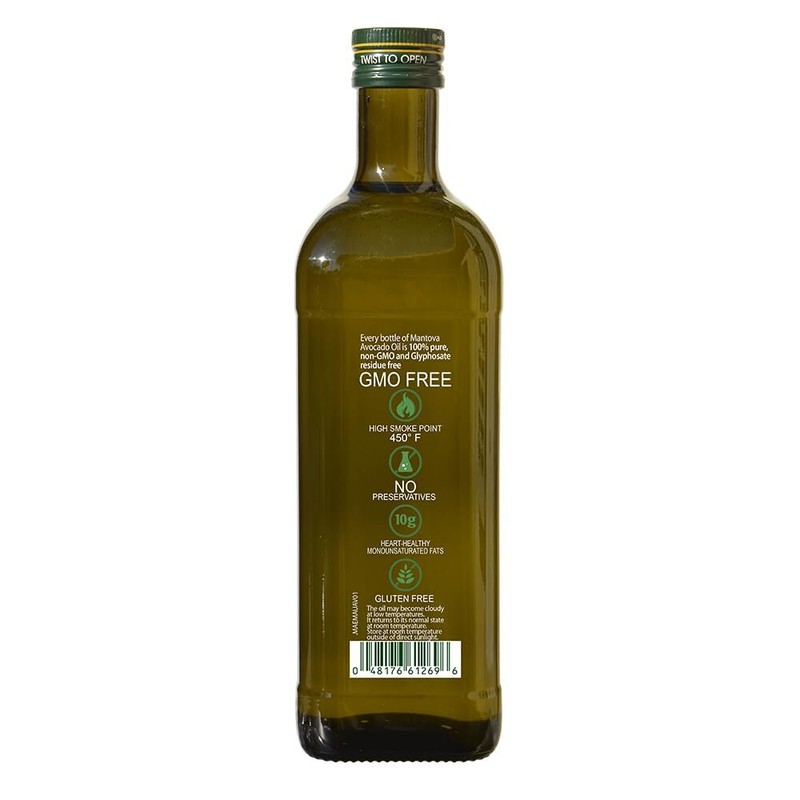 Mantova Avocado Oil 34oz 100% Pure All Purpose Cooking Keto Friendly gallery
