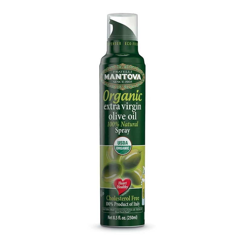 Mantova Oil Spray Extra Virgin Olive Oil Organic 8 oz Pack of 6