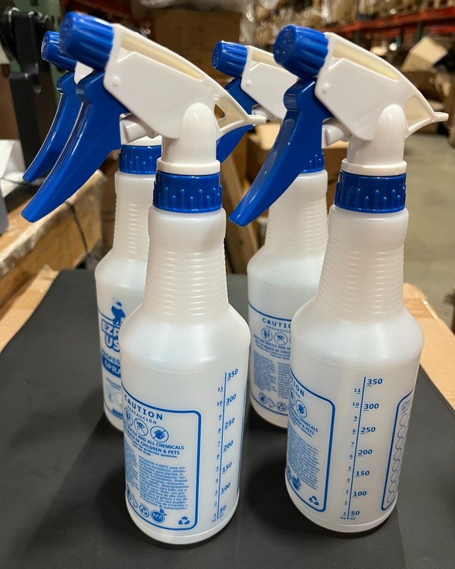 (4 Pack) Great Value All Purpose Plastic Spray Bottle （11.8 fl oz)-Blue gallery