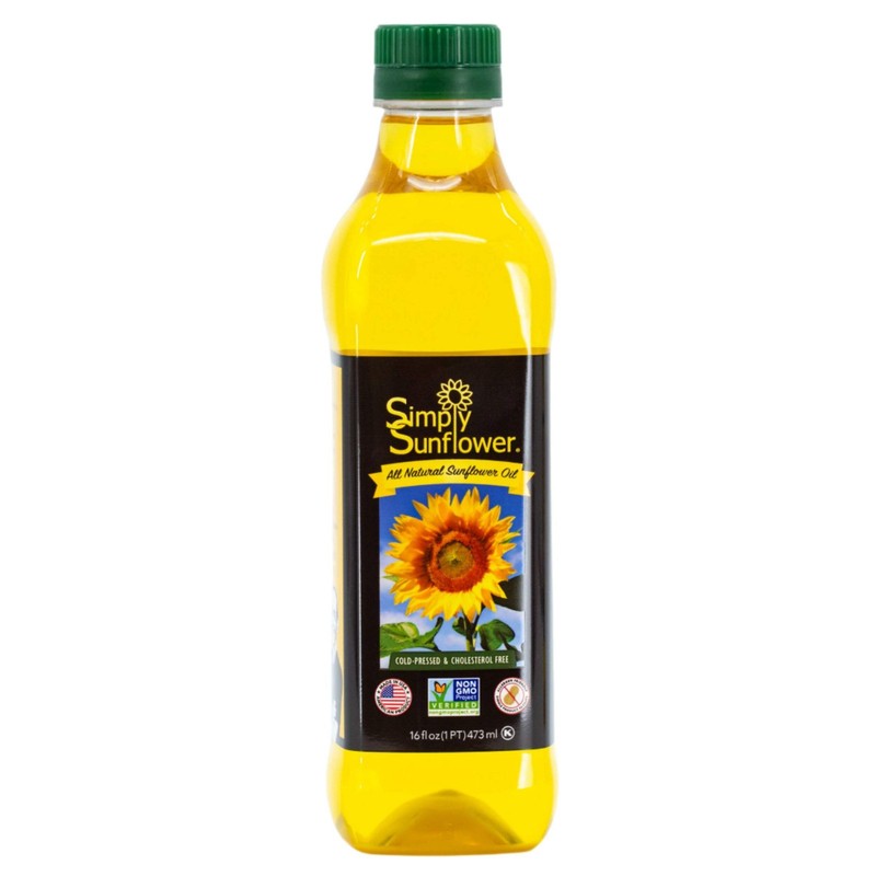 Sunflower Oil | Pack of 2 | 16 oz | Non GMO, Gluten Free, Vegan | Simply Sunflow gallery