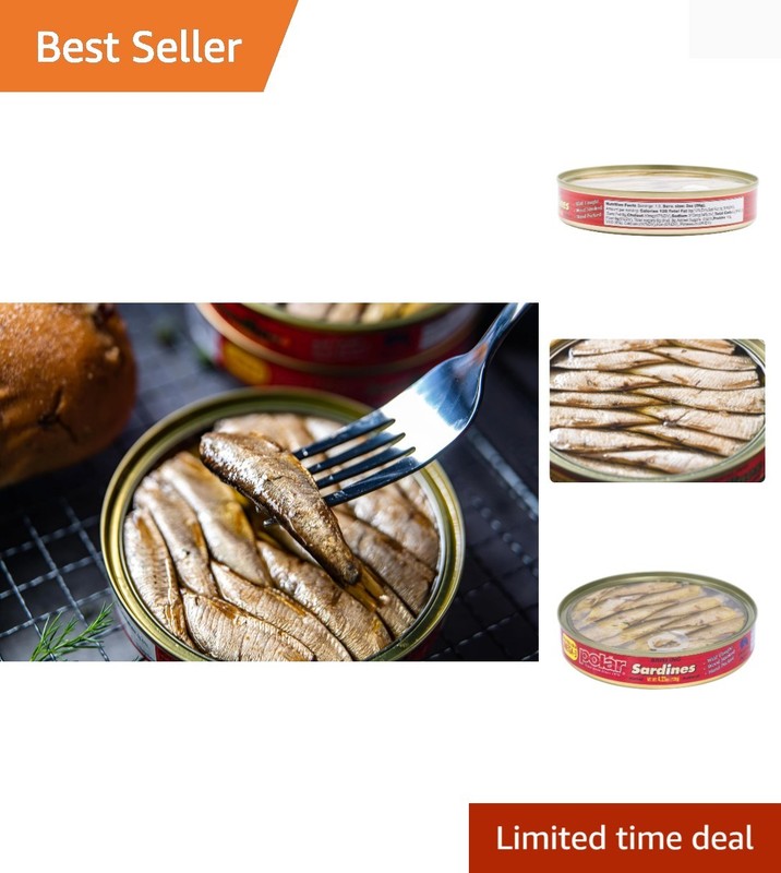 Brisling Sardines, Smoked in Olive Oil, 4.23-Ounce