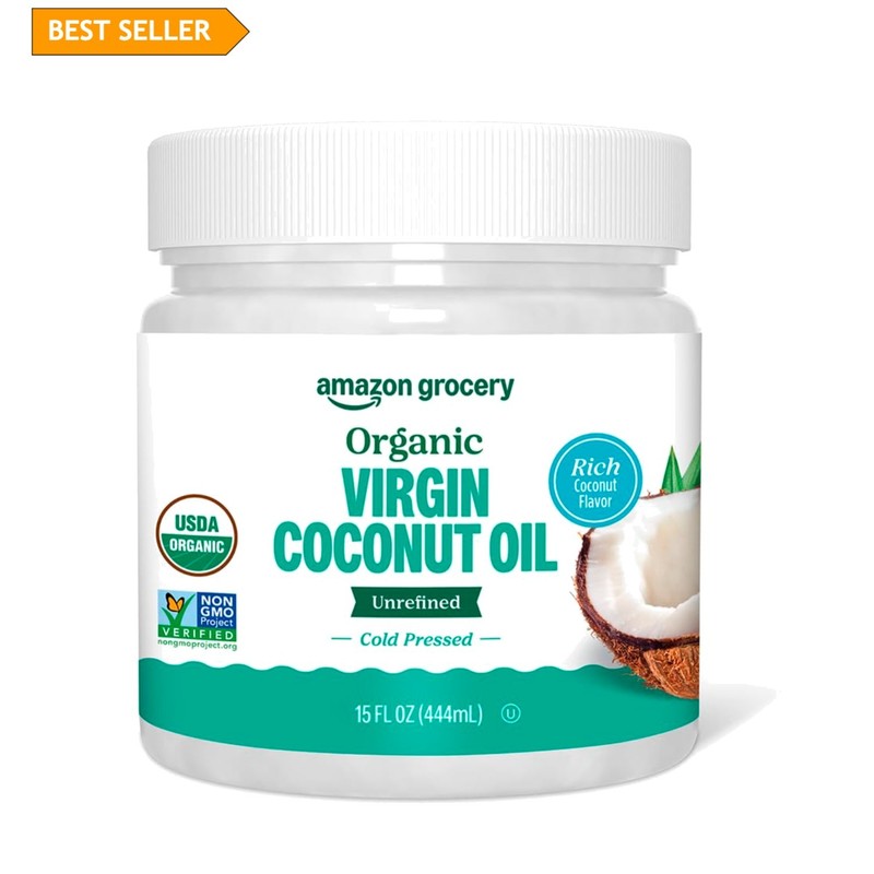 15 Fl Oz Organic Virgin Coconut Oil – Dairy-Free & Vital for Cooking Enthusiasts
