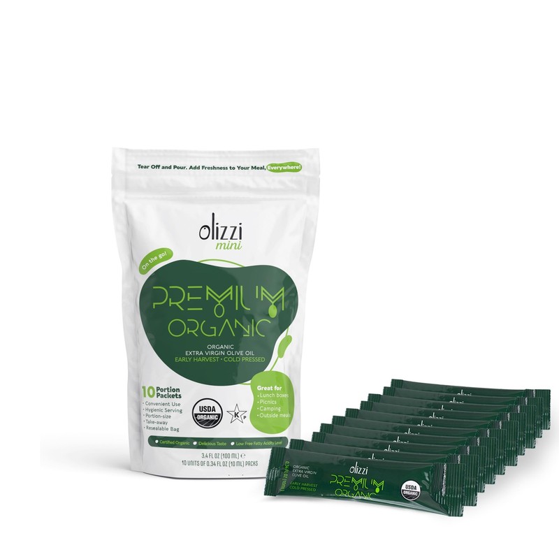Olive Oil Packets – Premium Organic Extra Virgin, New Harvest, Award Winning,…