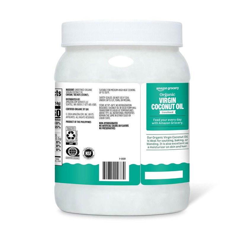 Organic Virgin Coconut Oil, 54 Fl Oz (Previously Happy Belly, Packaging May Vary gallery