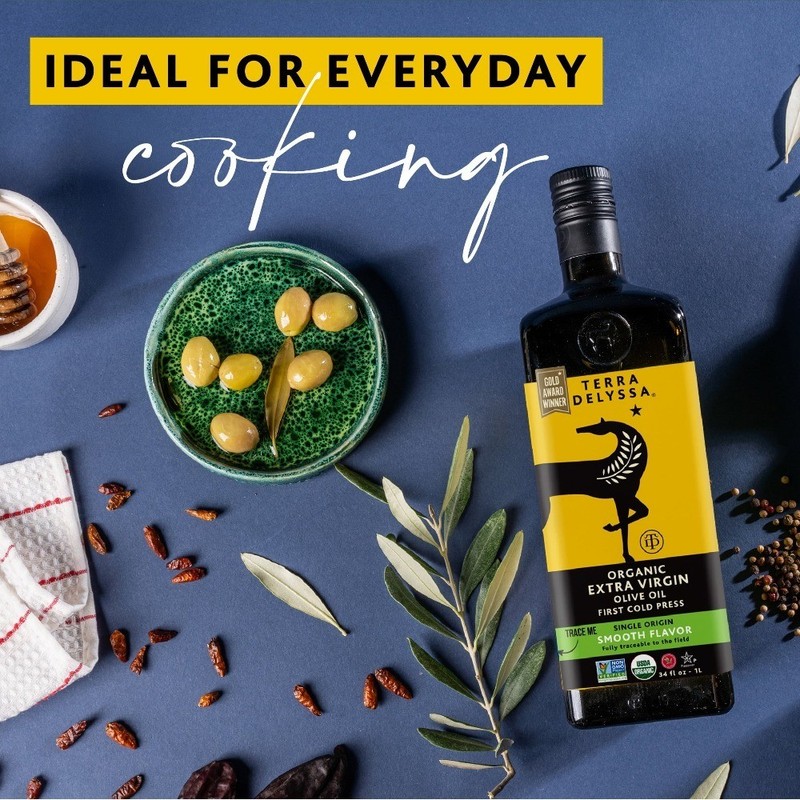 Organic Extra Virgin Olive Oil 34 fl oz Glass Bottle Cold Pressed Unrefined gallery