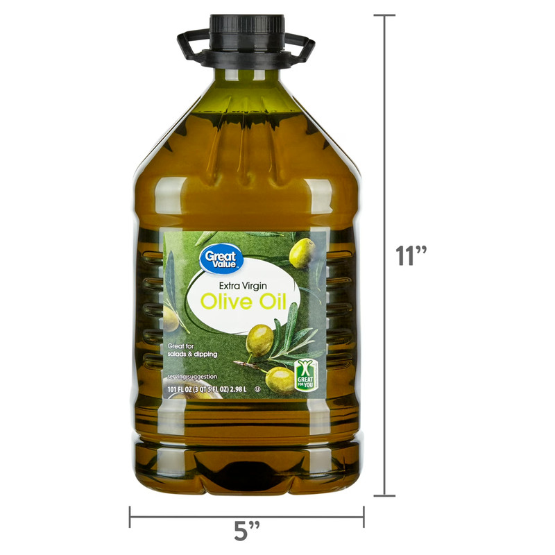 Great Value Extra Virgin Olive Oil, 101 fl oz SALE!! gallery
