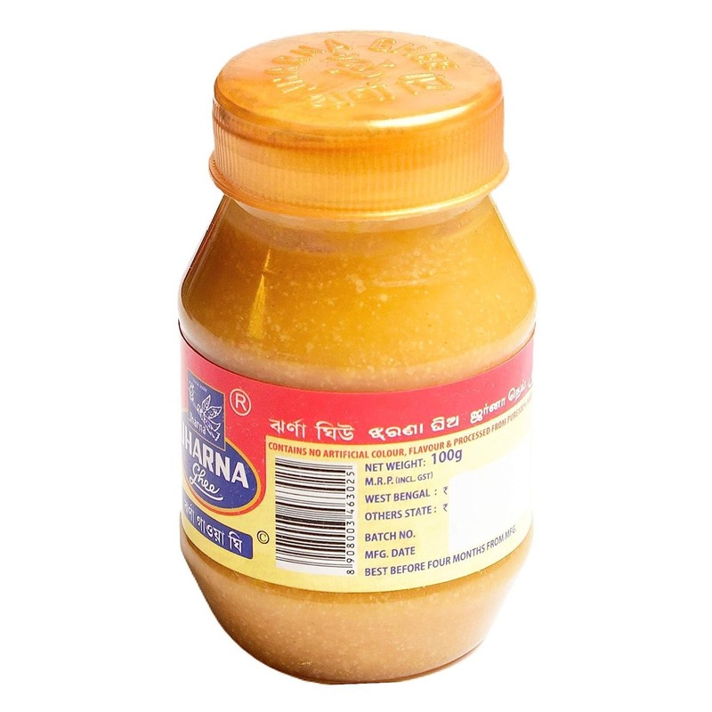 Jharna Pure Ghee 100g - Authentic Indian Grass-Fed Clarified Butter for Cooking gallery