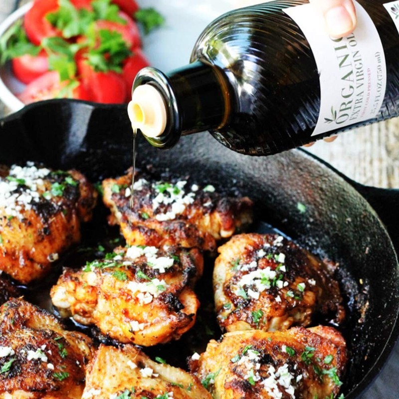 Carapelli - Organic Extra Virgin Olive Oil: Cold-Pressed Organic EVOO–33.8 Fluid gallery
