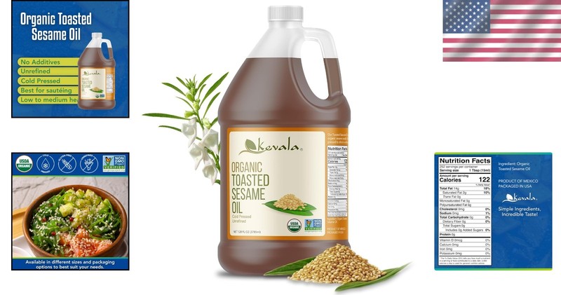 Kosher Toasted Sesame Oil - Essential Kitchen Pantry Oil gallery