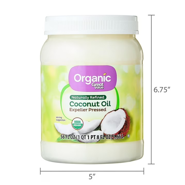 Organic Naturally Refined Coconut Oil, 56 Fl Oz gallery