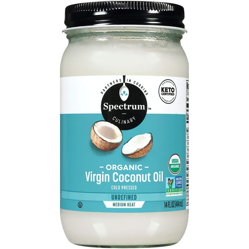Spectrum Essentials Organic Virgin Coconut Oil 14 oz (Pack of 1)