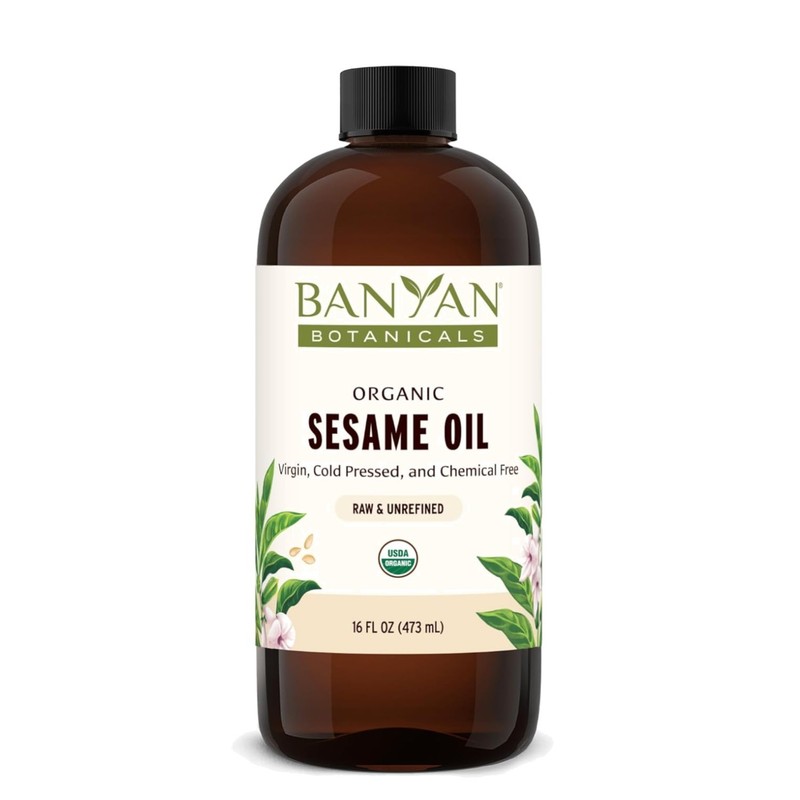 Organic Unrefined Sesame Oil 16 oz – Ayurvedic Massage Oil
