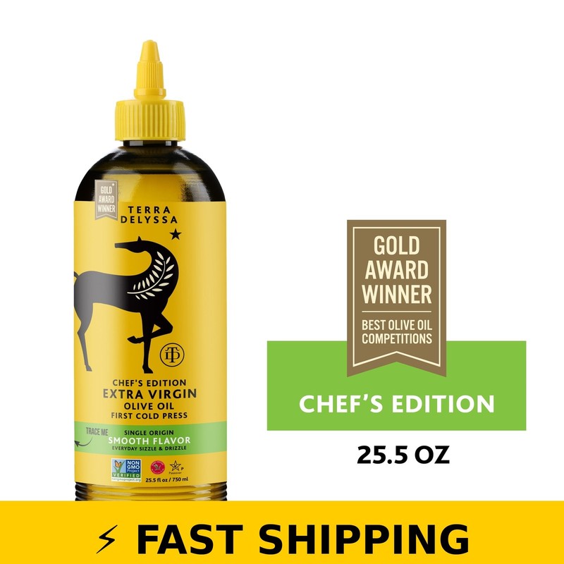 Terra Delyssa Extra Virgin Olive Oil 25.5 fl oz Squeezable Bottle