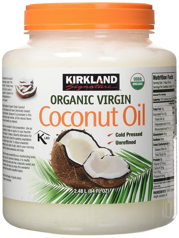 Kirkland Organic Virgin Coconut Oil – 2.48 kg Tub