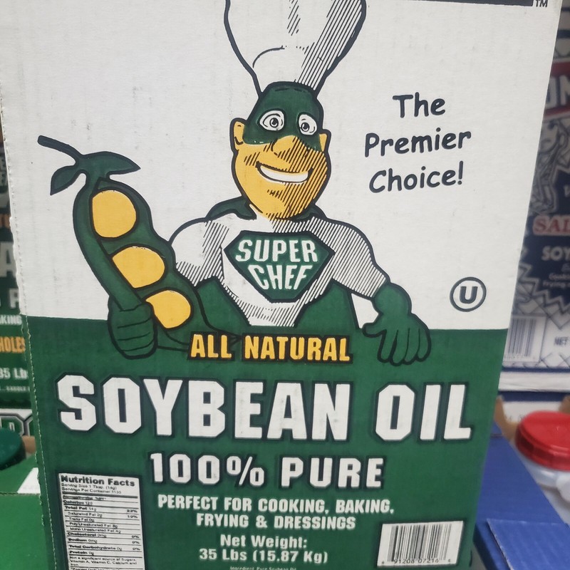 100% superchef soybean Oil – 35 lb. Best seller