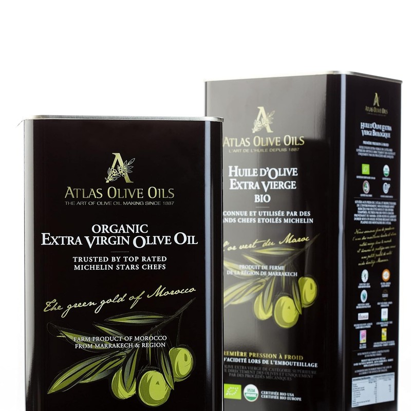 3L Organic Extra Virgin Olive Oil Cold Pressed High Polyphenol Moroccan EVOO gallery