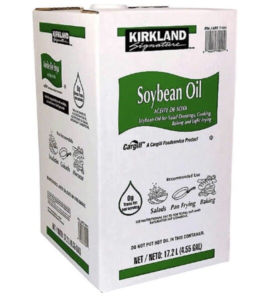 Kirkland Signature Soybean Oil, 35 lbs (17.3 L / 4.55 Gal)