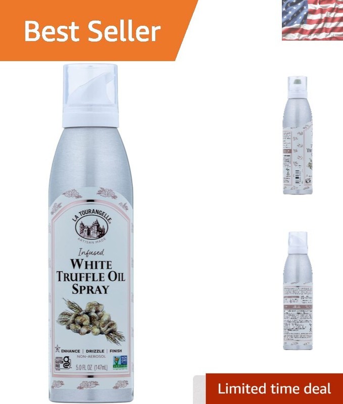 Gourmet White Truffle Cooking Spray, 5 Fl Oz – Elevate Your Culinary Creations