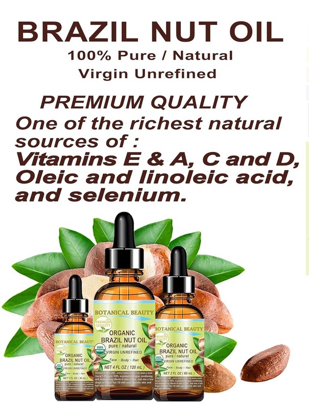 Aromatherapy Brazil Nut Oil 1 Fl Oz - 100% Pure Hydrating Oil for All Skin Types gallery