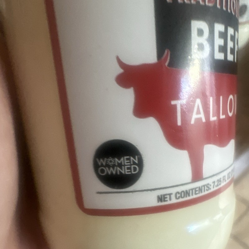 Butcher Box Traditional Beef Tallow, Cooking & Serving Oil, 214 mL Jar, 11/2026 gallery