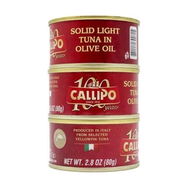 Italian Canned Tuna in Olive Oil Callipo 2.8 Oz Pack of 9 gallery