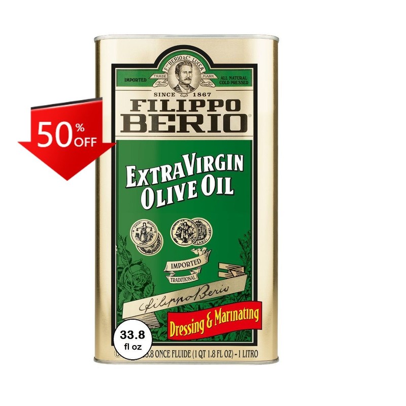 Filippo Berio Cold Pressed Extra Virgin Olive Oil – 33.8 fl oz