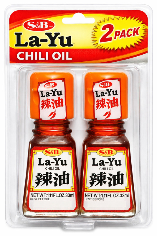 Two Packs S&B Layu, Chili Oil, 1.11 fl oz
