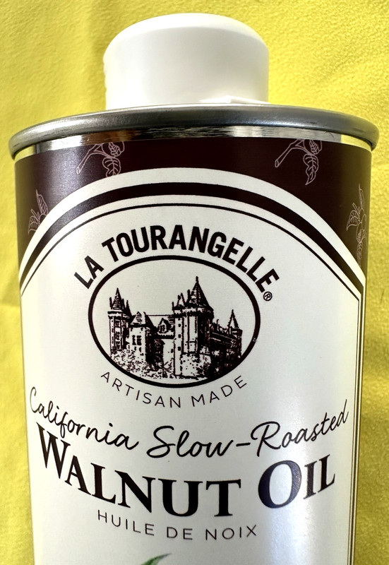 NIB ARTISAN MADE CALIFORNIA USA SLOW ROASTED WALNUT OIL TIN CAN 500 ML EXP 2027 gallery
