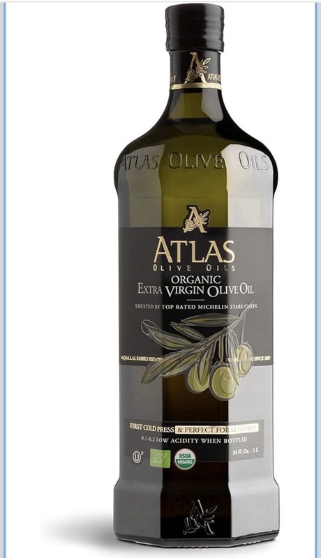 Atlas Olive Oils Organic Extra Virgin Olive Oil 1L USDA Organic First Cold Press