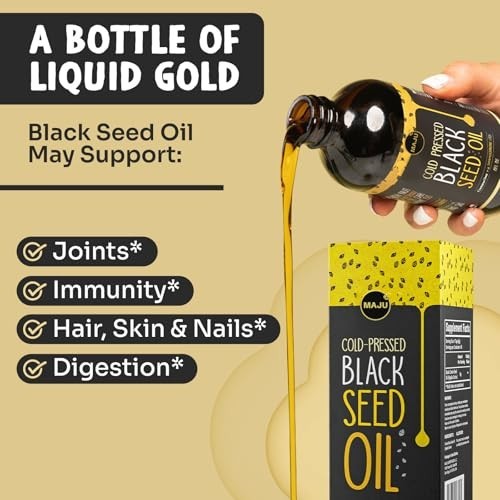 Pure Black Seed Oil - Cold-Pressed 8 oz, High Thymoquinone, Turkish Black Cumin gallery