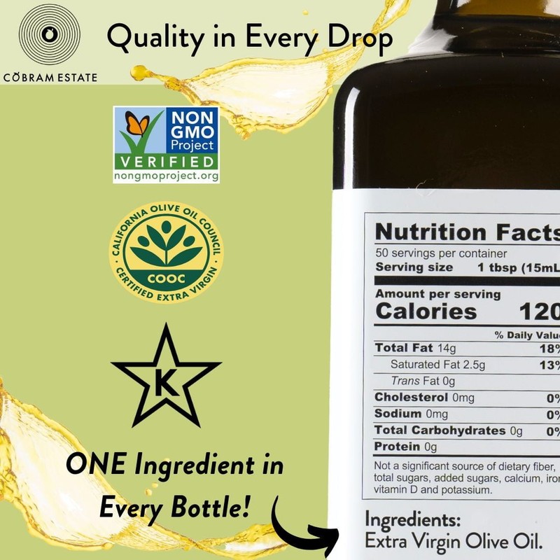 3 pack Estate Classic Flavor 100% California Extra Virgin Olive Oil, 12.7 fl oz gallery