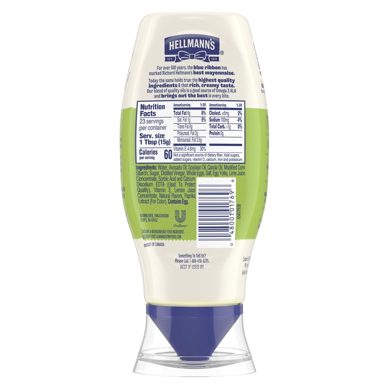 Hellmann's Mayonnaise Dressing Avocado Oil gallery