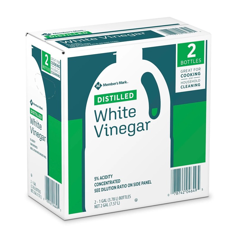 Member’s Mark Distilled White Vinegar, 1 Gallon (Pack of 2)