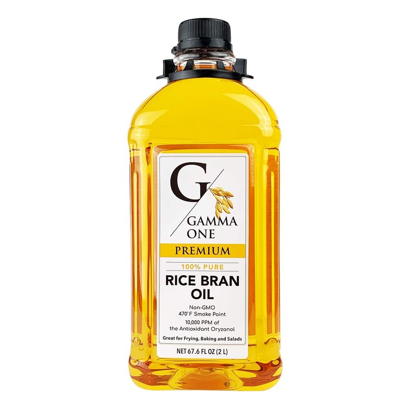 Gamma One 100 Pure Rice Bran Oil, 67.6 Ounce