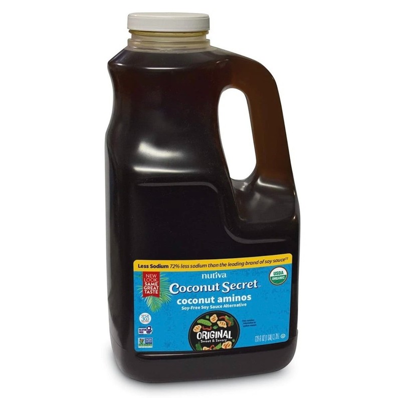 Coconut Secret Coconut Aminos – 128 fl oz – Low Sodium Soy Sauce Alternative