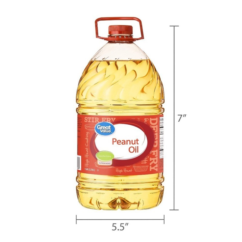 Pure Peanut Oil for Cooking, Heart-Healthy, All-Purpose, 1 Gallon Bottle gallery