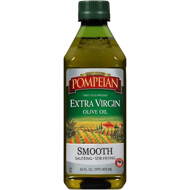 POMPEIAN SMOOTH EXTRA VIRGIN OLIVE OIL – 16 FL OZ , 070404002788