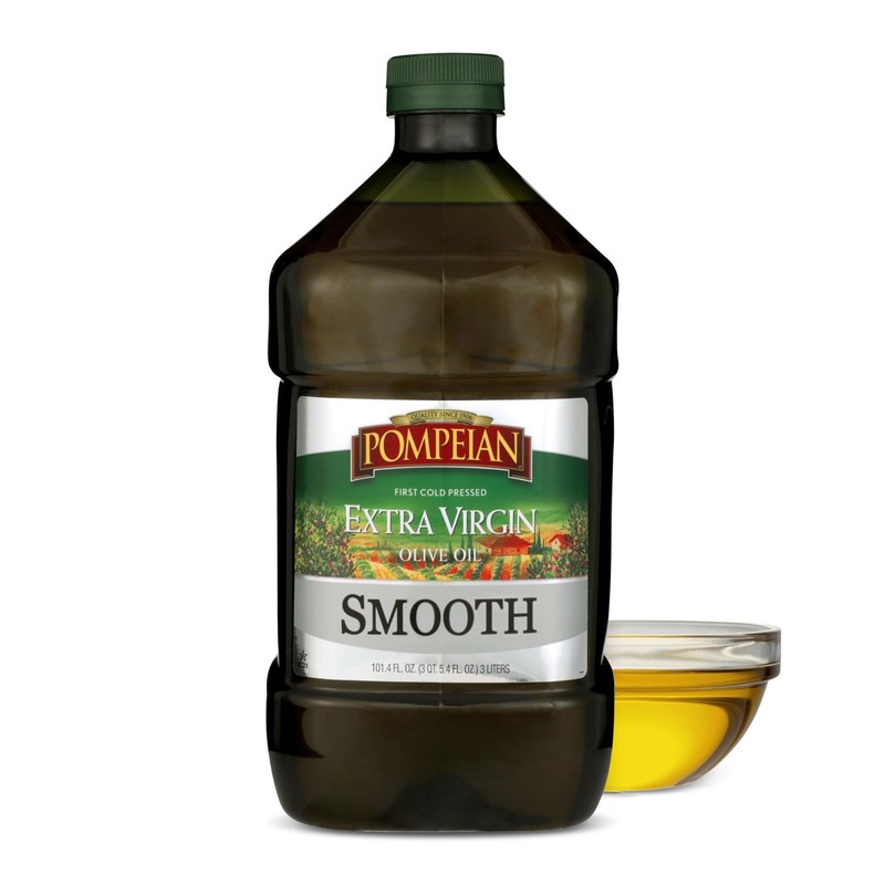 Smooth Extra Virgin Olive Oil, Polyphenols, First Cold Pressed, 101 Fl Oz