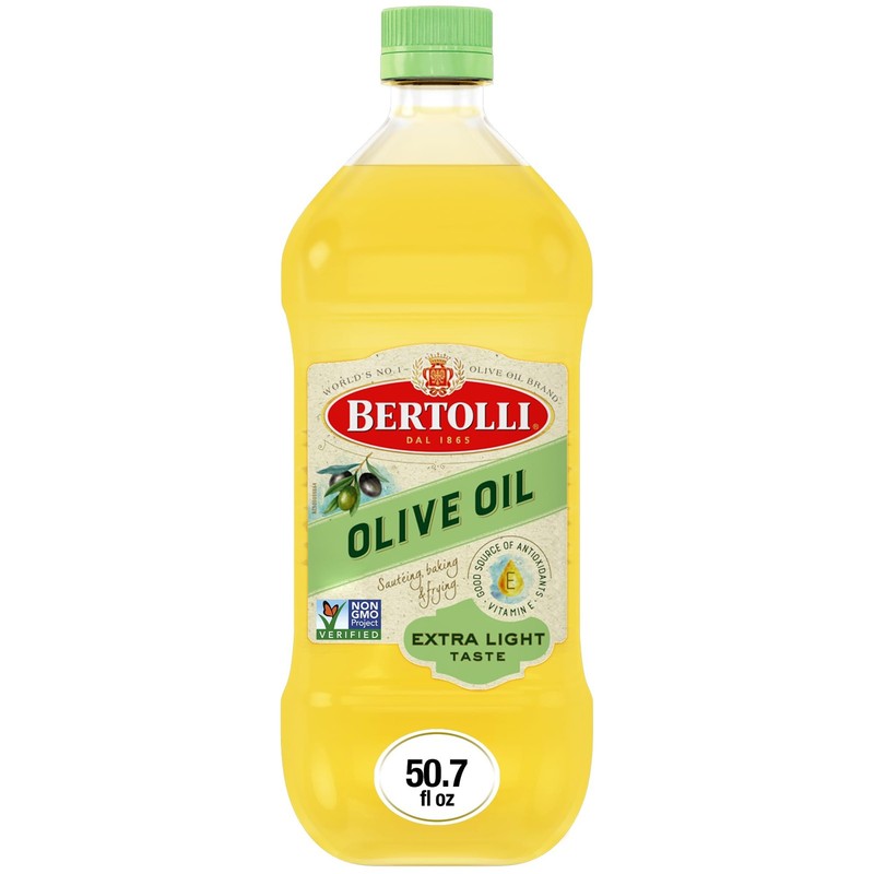 Bertolli Extra Light Olive Oil 51 oz - Premium Cooking Oil for Healthy Meals