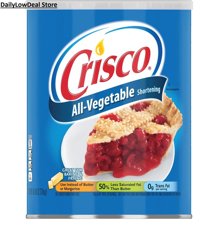 Crisco All-Vegetable Shortening (6 lbs.) FREE SHIPPING!!