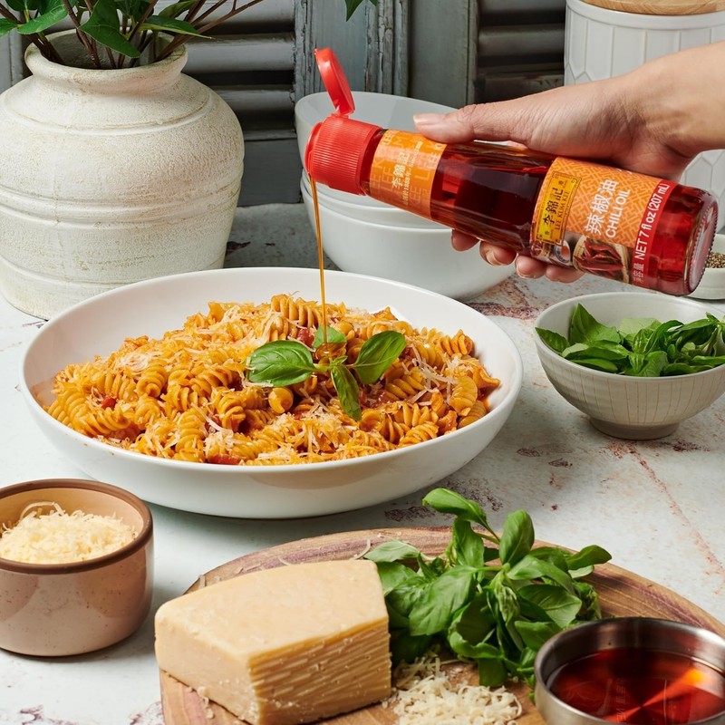7oz Artisan Chili Oil Infused with Dried Peppers - Spicy Culinary Essential gallery