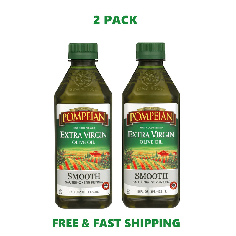 Pompeian USDA Organic Smooth Extra Virgin Olive Oil, First Cold Pressed, Smooth,