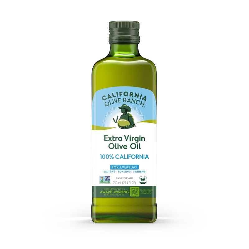 California Extra Virgin Olive Oil 25.4 Fl Oz Cold Pressed Award Winning Quality