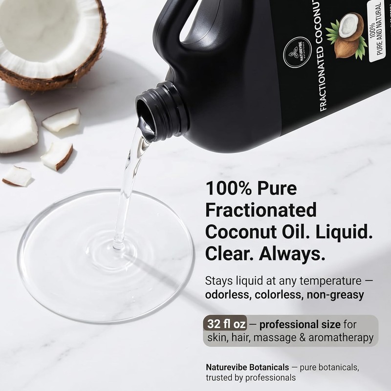 Pure Fractionated Coconut Oil 32oz gallery