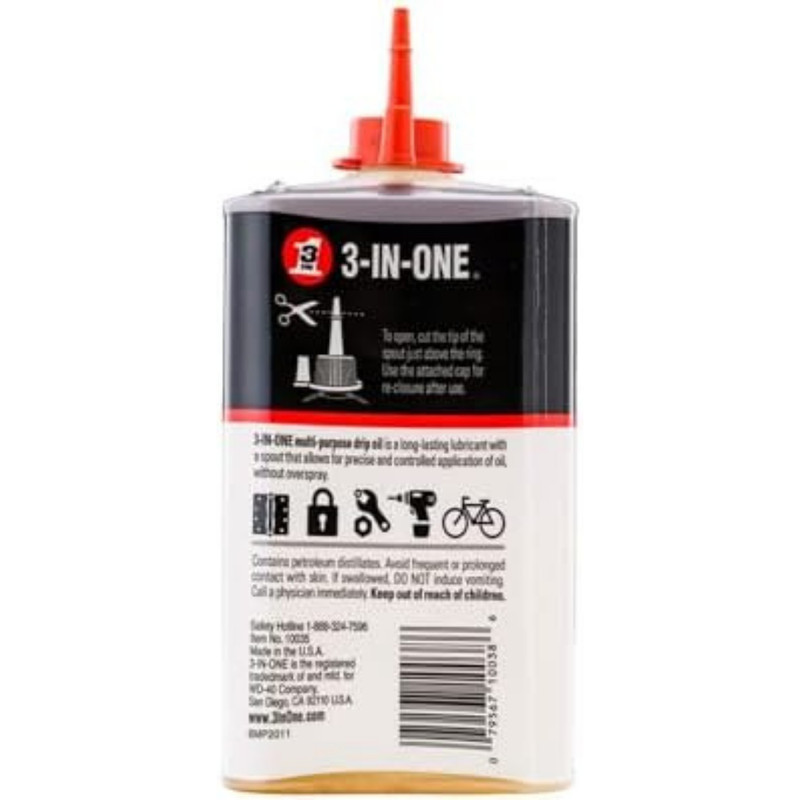3-IN-ONE Multi-Purpose Oil, 8 OZ gallery