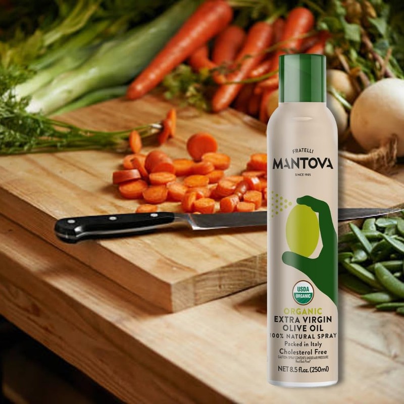 Mantova Organic Italian Extra Virgin Olive Oil Spray, 8.5 Fl Oz (Pack of 1) gallery