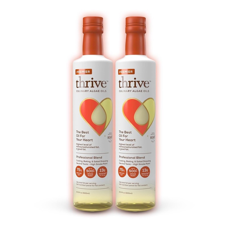 Thrive Algae Cooking Oil – 16.9 fl oz, 2 Pack